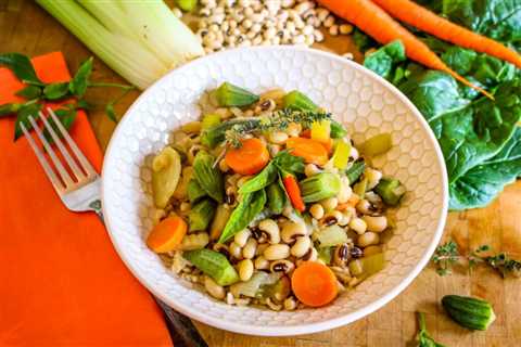 Vegetarian Hoppin’ John with Okra