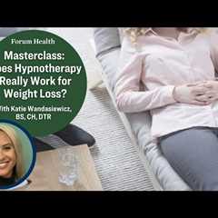 Masterclass: Does Hypnotherapy for Weight Loss Really Work?