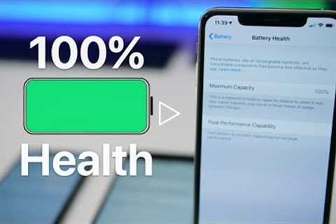 improve iPhone Battery Health before selling | iOS Hack 2022