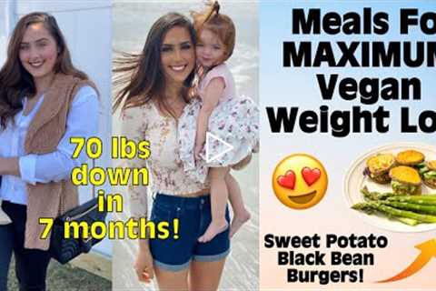 Meals For Maximum Vegan Weight Loss / Plant Based Diet / Starch Solution