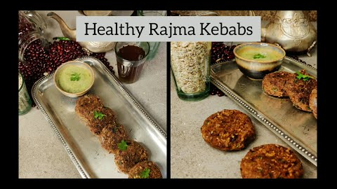 Healthy Rajma Kebabs| Weight loss recipe| Low Calorie snack| Healthy weight loss recipe