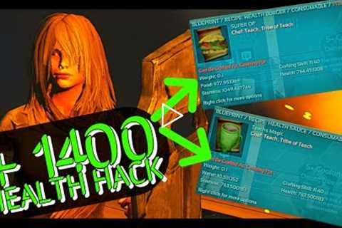 ARK HEALTH HACK  +1400 health Custom Recipe!