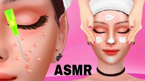 ASMR Acne Removal Skin Care Animation Acne Extraction Pimple Popping