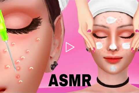 ASMR Acne Removal Skin Care Animation Acne Extraction Pimple Popping