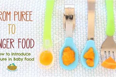 From Puree to Finger Food - How to introduce texture in Baby Food