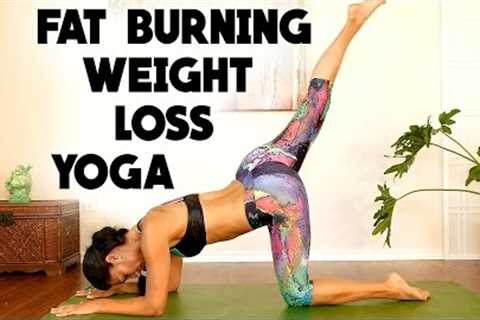 Yoga for Weight Loss & Belly Fat, Complete Beginners Fat Burning Workout at Home, Exercise..