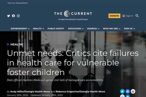 Foster Care Children Denied Access to Healthcare Throughout the Country
