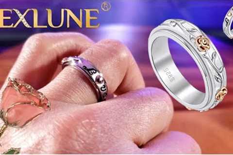 LEXLUNE Fidget Spinner Anxiety Ring 💍 | Perfect For Stress & Anxiety Relieve!