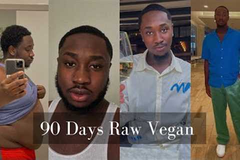 I ONLY ate raw fruits and vegetables for 90 Days (77+ lbs down) | My Weightloss Journey