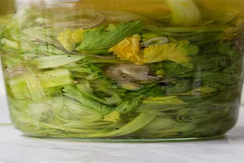 Fermented Celery with Shallots and Black Pepper