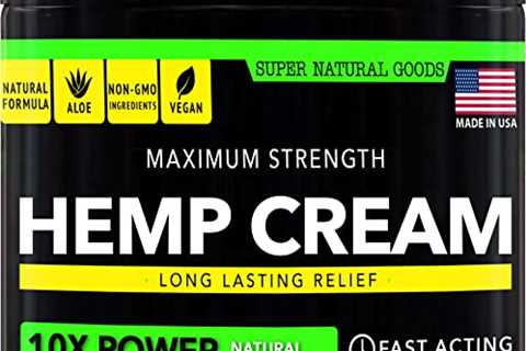 Hemp Cream - Made in USA - 4 fl oz - Fast Acting Cream with Arnica  Hemp Extract - Pain Relief Hemp ..