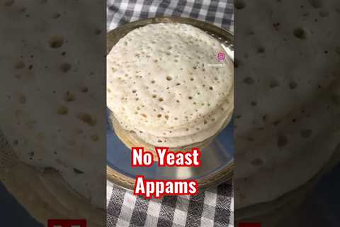 No yeast appams! #shorts #vegan #glutenfree