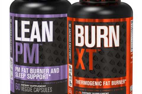 Burn XT Thermogenic Fat Burner  Lean PM Nighttime Weight Loss Supplement for Men  Women 60 Veggie..