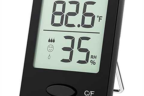 Habor Hygrometer Indoor Thermometer, Humidity Gauge Room Thermometer Indoor, Accurate Mini Wall..