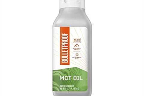 XCT MCT Oil Made with C10 and C8 MCT Oil, Flavorless, 14g MCTs, 16 Fl Oz Bulletproof Keto..
