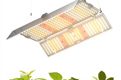 Barrina BU 2000 LED Grow Light, Full Spectrum with IR, 4x4FT Coverage, Dimmable, Adjustable Light..