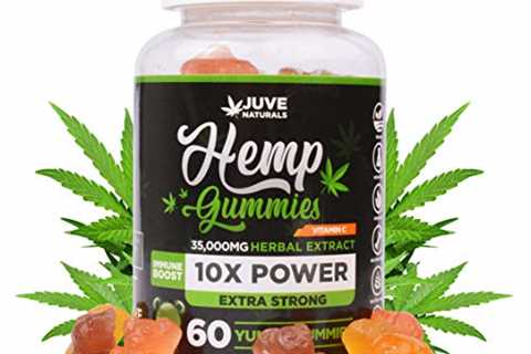 Juve Naturals Hemp Gummies for Pain and Anxiety, Sleep, Stress and Inflammation Relief, Focus,..