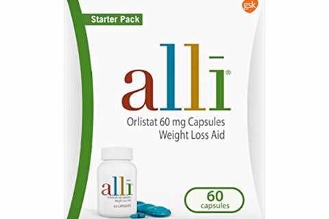 alli Weight Loss Aid Diet Pills, 60mg Starter Pack, 60 Count