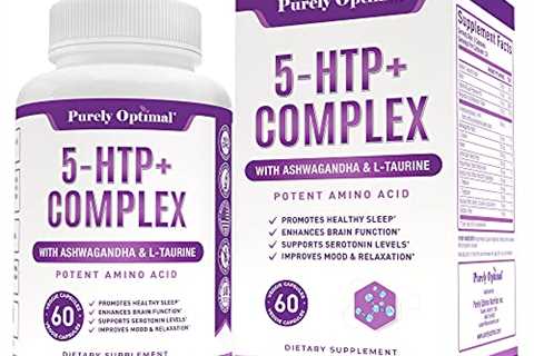 Premium 5-HTP Plus Supplement 250mg Max Strength - Serotonin Production Support, Aids Sleep, Mood..