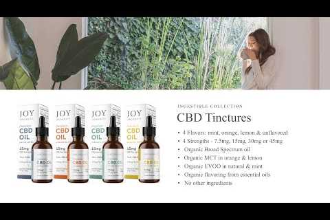 Educational Series (18 of 31): Joy Organics CBD Tincture Oil Drops