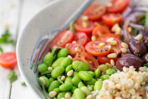 Mediterranean Bowl with Edamame and Quinoa