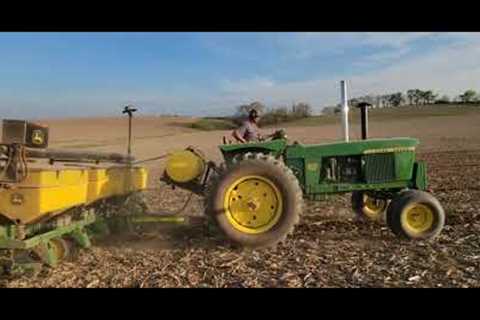 The beginning of Spring planting, organic corn and conventional soybeans 2023