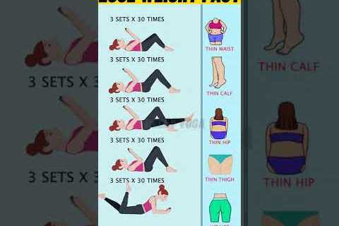 Lose Weight Fast with Easy Exercises #shorts #loseweightfast #easyyoga