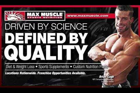 Max Muscle Sports Nutrition Commercial BEST SPORTS NUTRITION STORE
