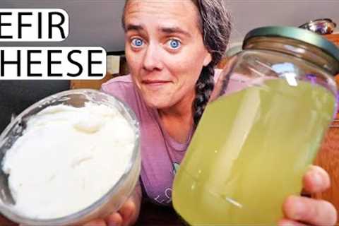 Milk Kefir Cheese and Why | How To Replace ALL Your Cultured Dairy | Fermented Homestead