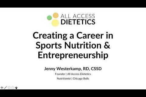 Creating a Career in Sports Nutrition + Entrepreneurship