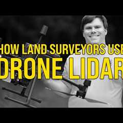 Land Surveying with Drone LiDAR | On the job!