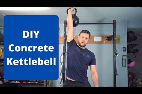 Homemade Concrete Kettlebells