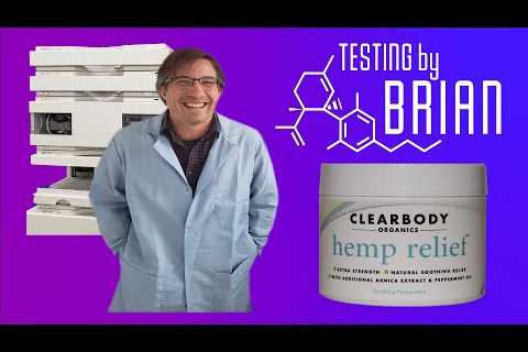 Clearbody hemp relief THC Free_Reviewed by Testing by Brian_CBD Products_Cannabis Product