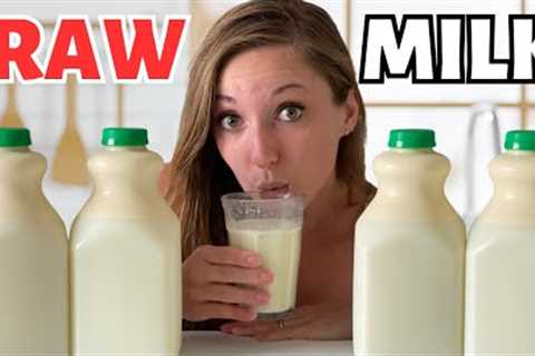 I drank raw milk every day for a year…