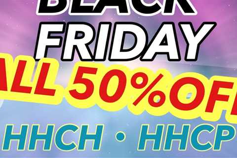 【BLACK FRIDAY】 HHCHリキッド50%OFF！！  売り切れになっていた高濃度リキッドも続々と…✨  0.5ml/1.0ml 70% 60%…
