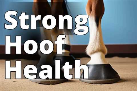 Unveiling the Hidden Benefits of CBD Oil for Hoof Health in Horses: A Breakthrough Solution