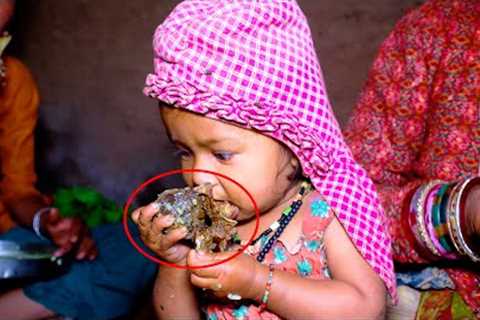 dharme brother family cooking buff curry and eating || @lifeinruralnepal