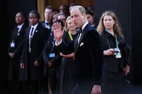 Prince William Attends BAFTAs Solo as Kate Recovers from Surgery