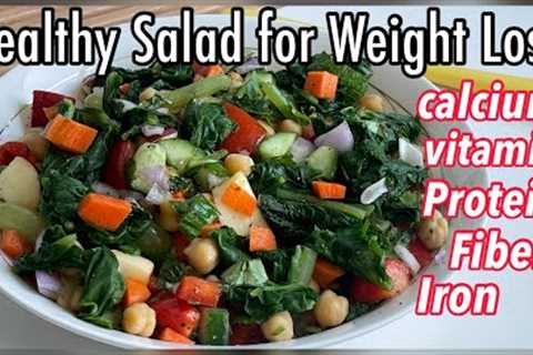 Healthy Salad-Perfect Dinner/Lunch for Weightloss Rich in Protein/Iron & Fiber-Weight Loss Salad