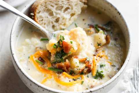 The Best Loaded Cauliflower Soup Recipe