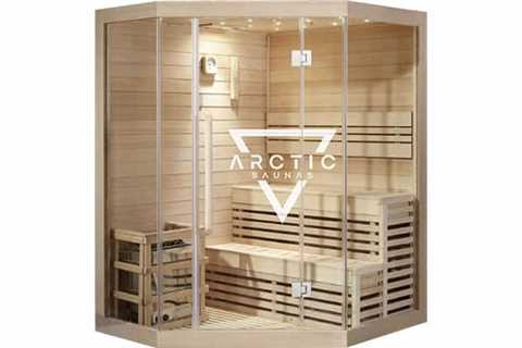 Arctic 3-4 Person Traditional Corner Style Sauna - Arctic Ice Bath