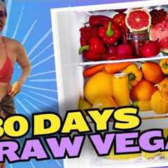 She Ate ONLY RAW FOOD For 30 Days And Here Is What HAPPENED!