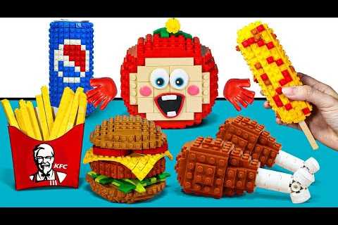 🔴 [LIVE] Best Of LEGO Mukbang Fast Food Adventure – ASMR Eating Sound || Lego MUKBANG