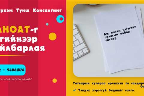 Аж ахуйн нэгжийн орлогын албан татварын тайланг энгийнээр тайлбарлая