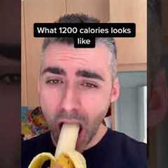 What 1200 Calories Looks Like On A Weight Loss Diet #shorts