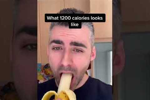 What 1200 Calories Looks Like On A Weight Loss Diet #shorts