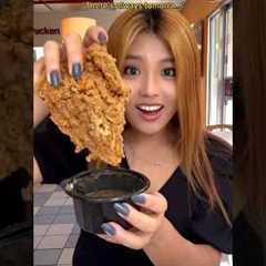 WHEN THE PORTION SIZES ARE TOO SMALL AT KFC #shorts #viral #mukbang