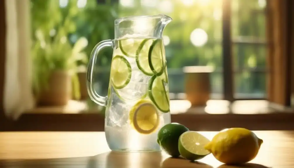 Low Carb Lemon Lime Cucumber Water Recipe