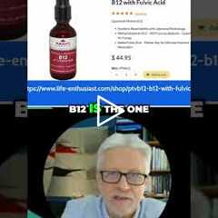 B12 & Fulvic Acid: Boost Energy & Brain Function? Let's Find Out! #shorts