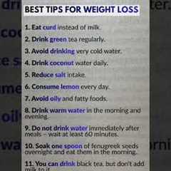 Best Weight Loss Tips That Actually Work (No Diet, No Gym)